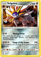 Solgaleo 87/145 Cracked Ice Holo Promo - Steel Sun Theme Deck